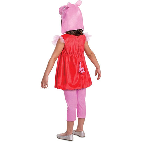 Disfraz de Peppa Pig de lujo para niñas