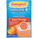 Sistema de apoyo inmunológico Emergen-C, suplemento dietario, bebida con vitamina D, 1000 mg de vitamina C, paquetes de 0.33 onzas (sabor naranja, 30 unidades)