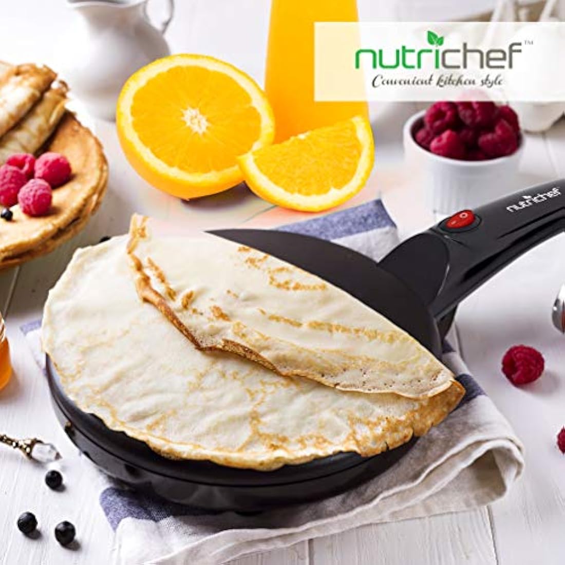 Crepera Plancha electrica NutriChef PKCRM08.5
