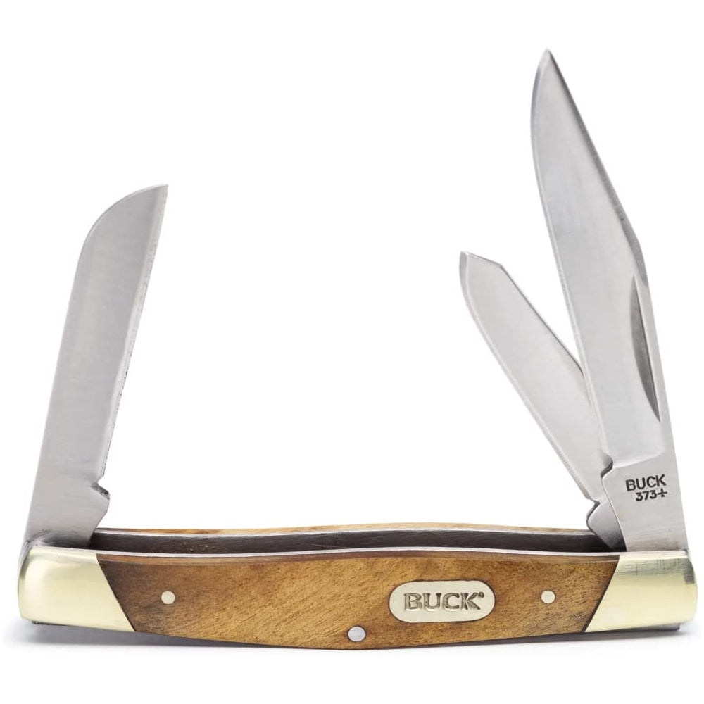Cuchillo de bolsillo plegable de 3 cuchillas con mango