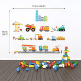 Adhesivos decorativos para pared, diseño de obra infantil