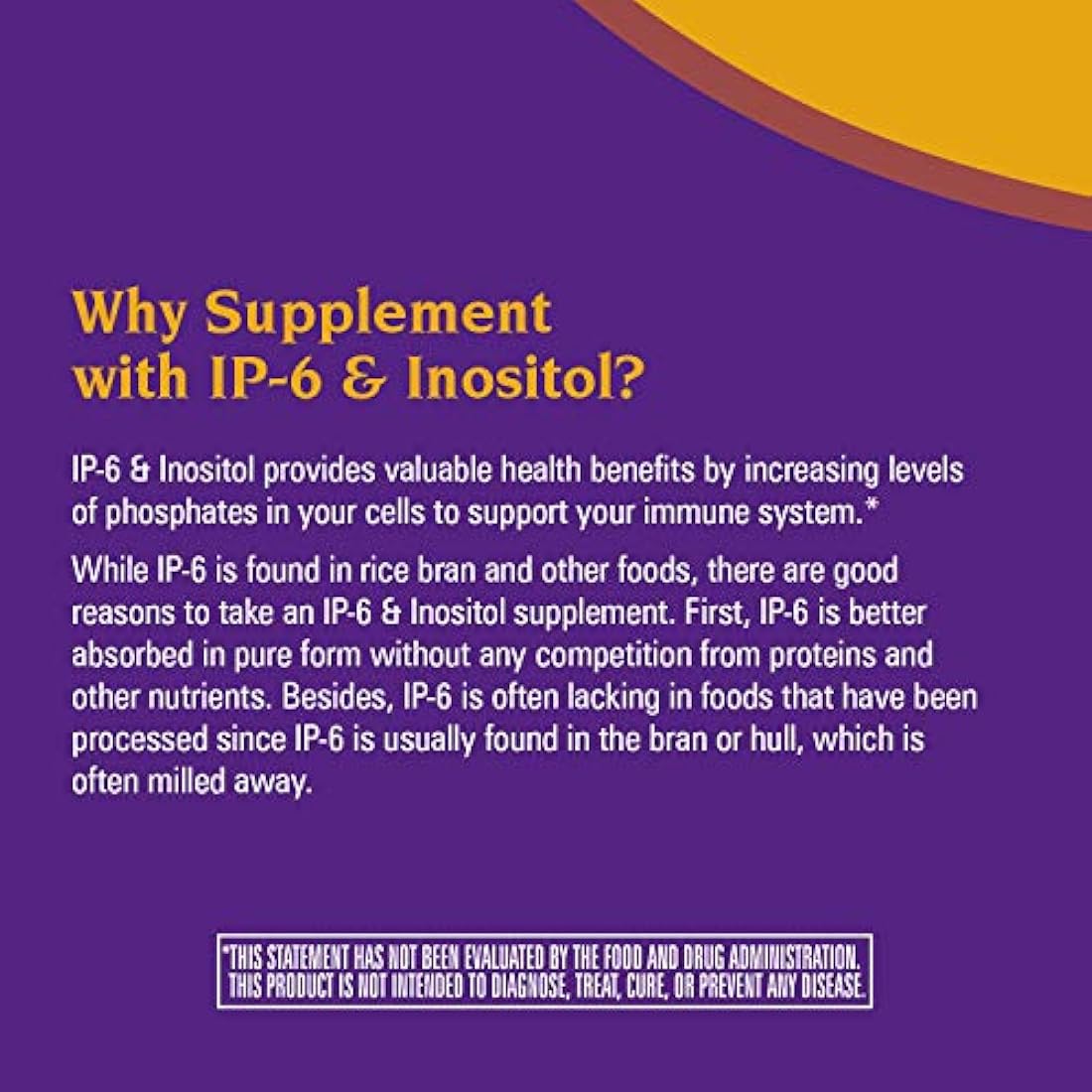 Nature's Way Cell Forte IP-6 y suplemento de inositol