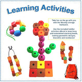 Skoolzy juego de 36 piezas infantiles tamaño Jumbo con 4