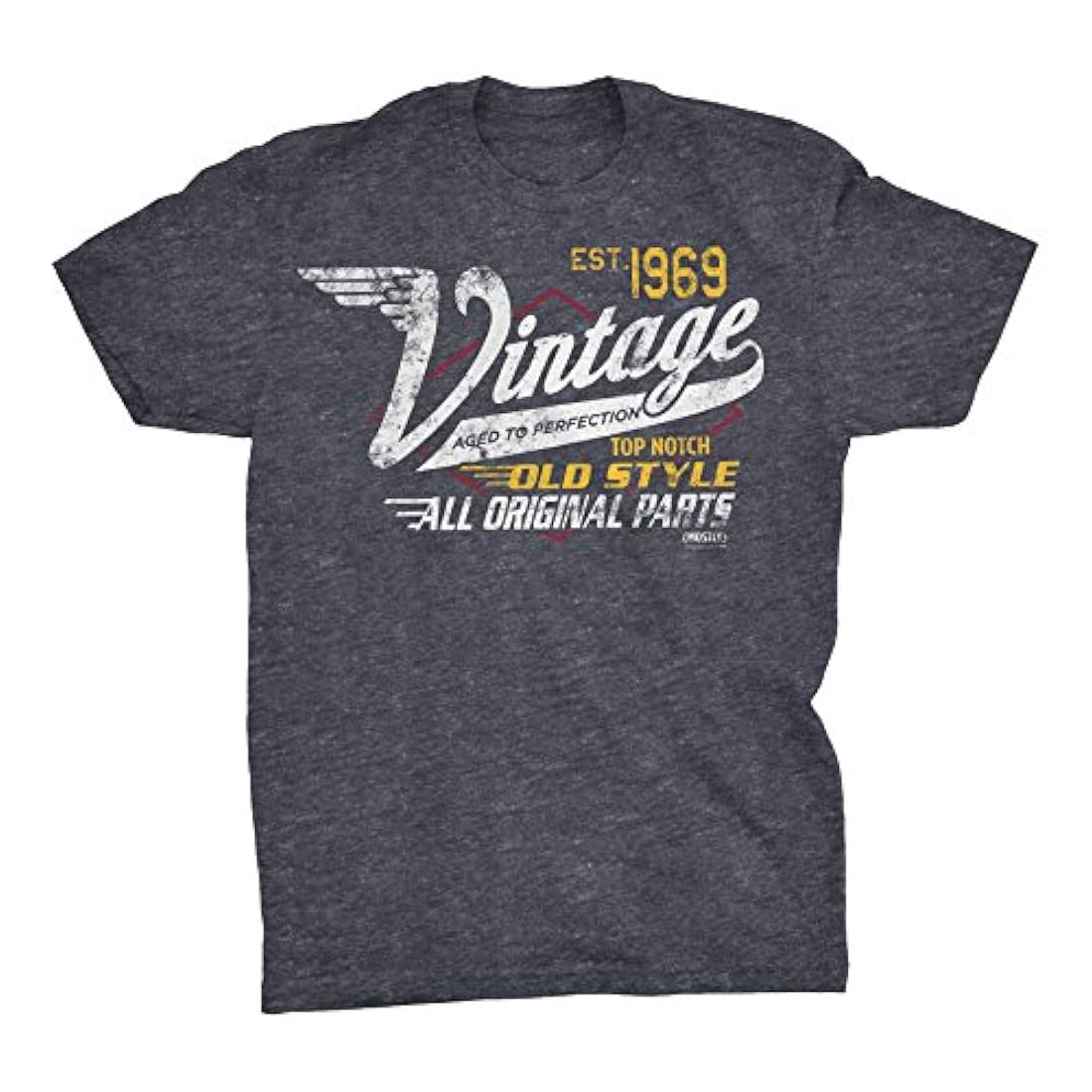 Camisa con frase en inglés “Vintage 1970 - ideal para regalo