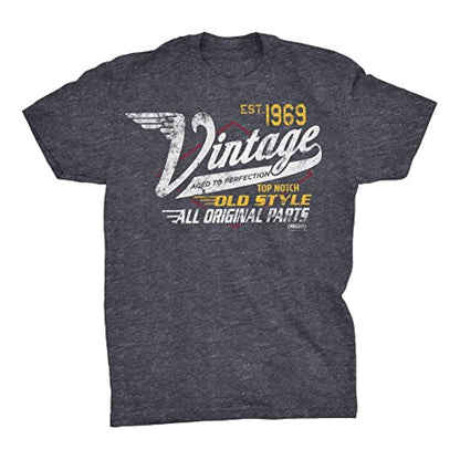 Camisa con frase en inglés “Vintage 1970 - ideal para regalo