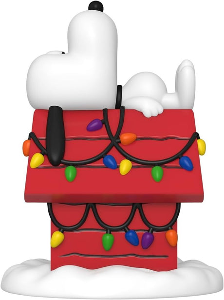 Funko Pop! Deluxe: Snoopy con Perrohaus - Navidad Charlie Brown