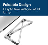 Soporte plegable para laptop ventilado universal de aluminio