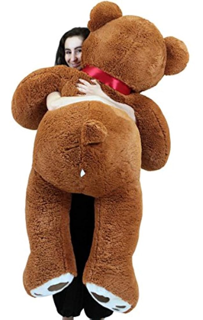 Peluche suave Animal de la felpa vida tamaño Big con patas Bigfoot