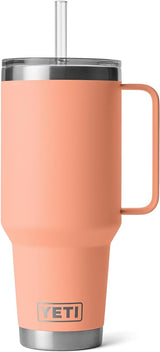 Taza YETI Rambler con Asa, Melocotón , Acero Inoxidable