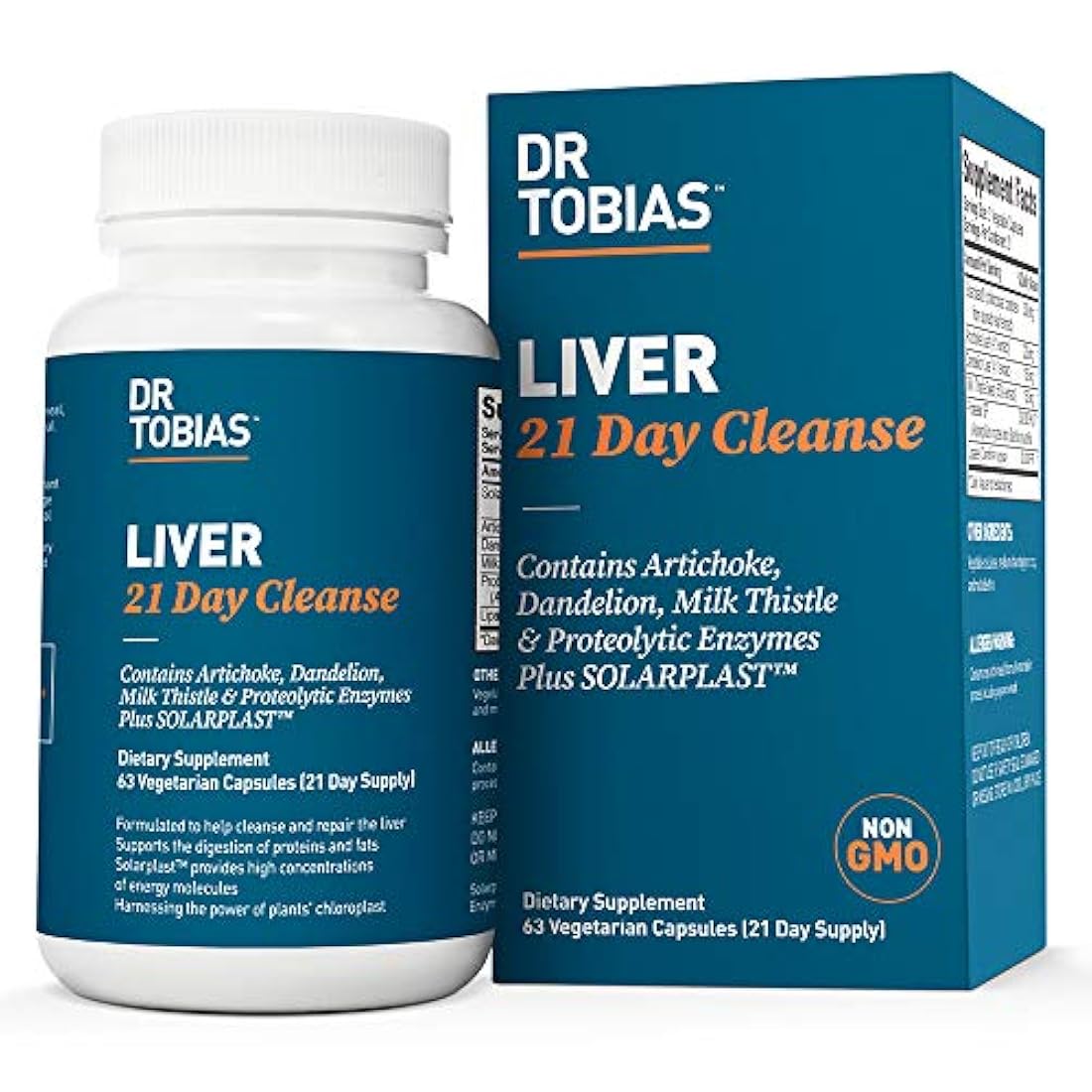 Alivio para el hígado Dr. Tobias. Pastillas limpiadoras