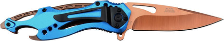 Cuchillo plegable táctico asistido por resorte MT-A705