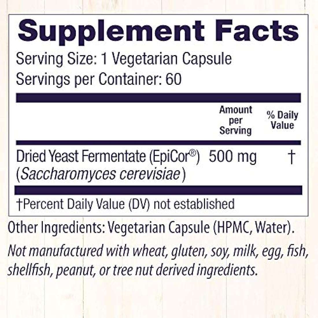 Equilibriador inmunológico Multivitamina 500 Mg, 60 unidades