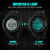 Reloj deportivo digital resistente al agua electrónico