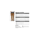 Pantalón de sarga elástico delantero plano Talla XXL