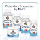 kal estrés B Mag glicinato, color blanco, 60 Count