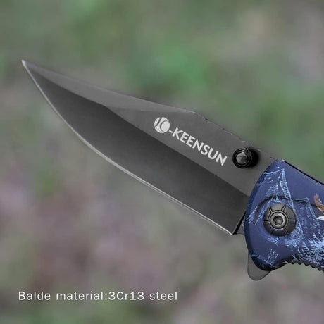 Cuchillo abatible, cuchillo de apertura asistida con resorte