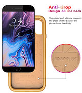 Diverbox Funda para iPhone 8 Plus, iPhone 7 Plus [a prueba de golpes] [a prueba de gotas] [a prueba de polvo], funda de protección resistente para Apple iPhone 8 Plus y 7 Plus (amarillo)