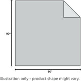 Manta de Fleece Bedsure, suave y ligera, 90x90 pulgadas