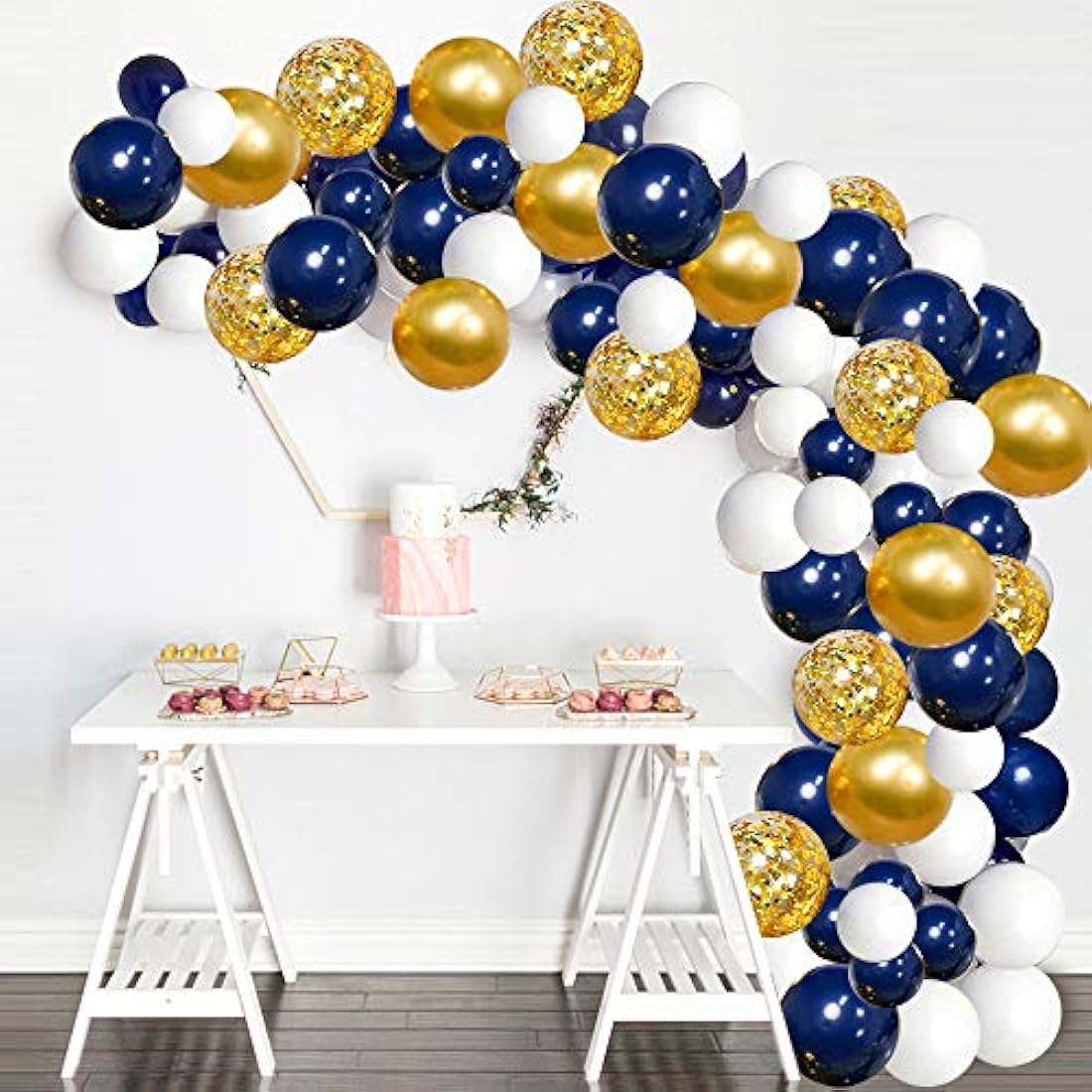 Kit de guirnalda de globos azul marino