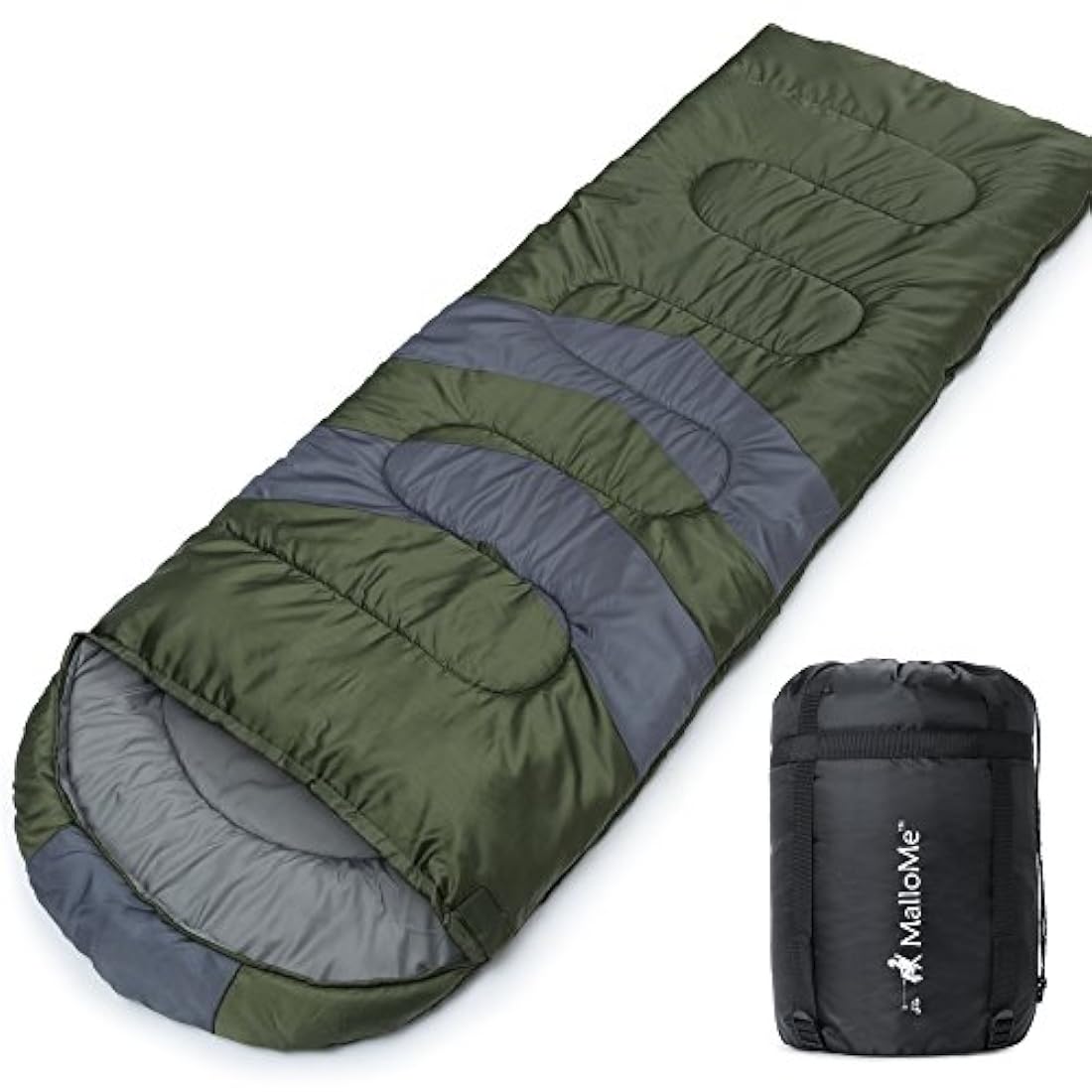 Saco de dormir para acampada, 3 estaciones, cálido y frío
