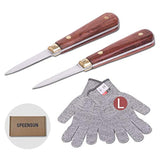 Oyster Shucking Knife,2 Oyster Knife And 1 Oyster Shucking