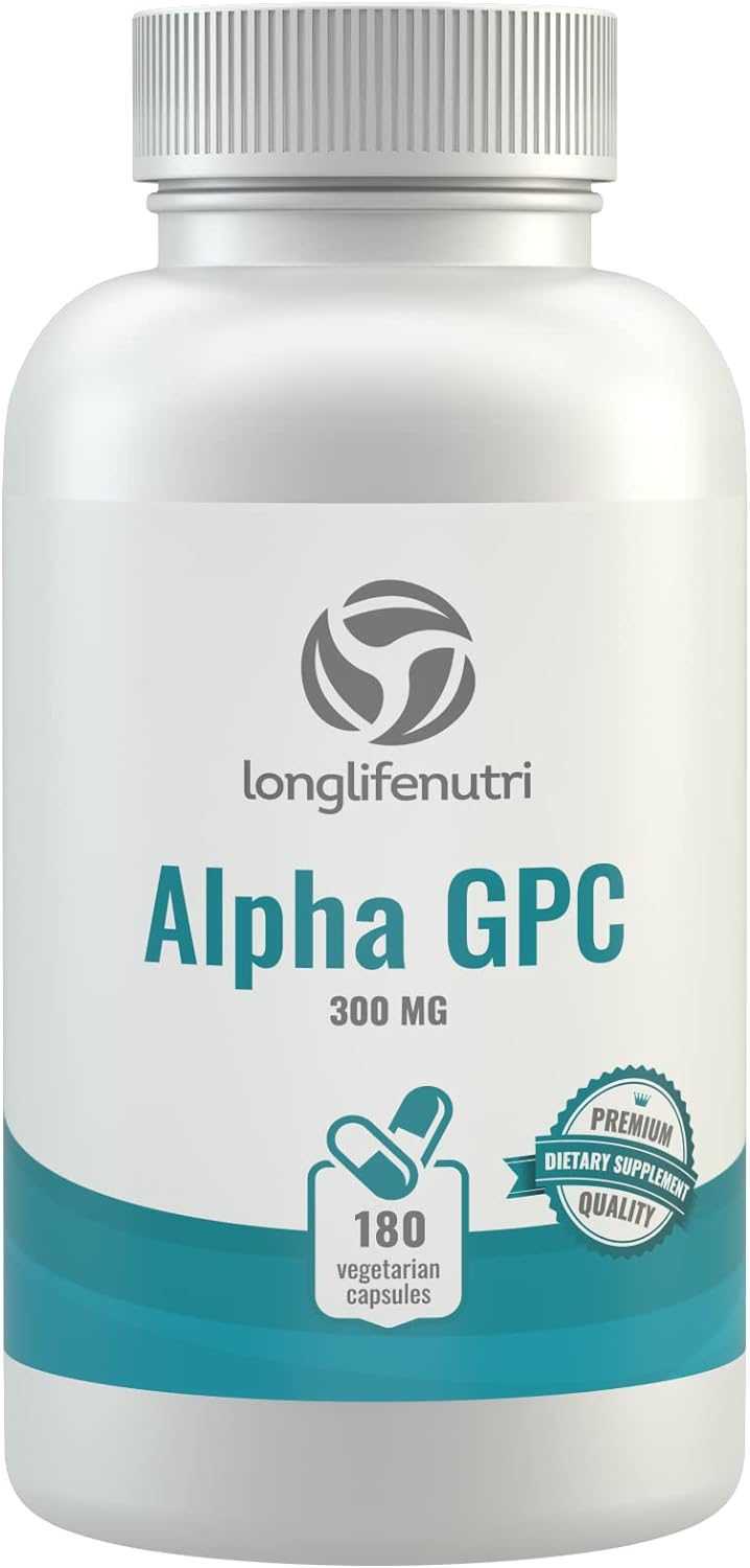 Suplemento Alpha GPC 300 mg - Mejora Cognitiva y Memoria