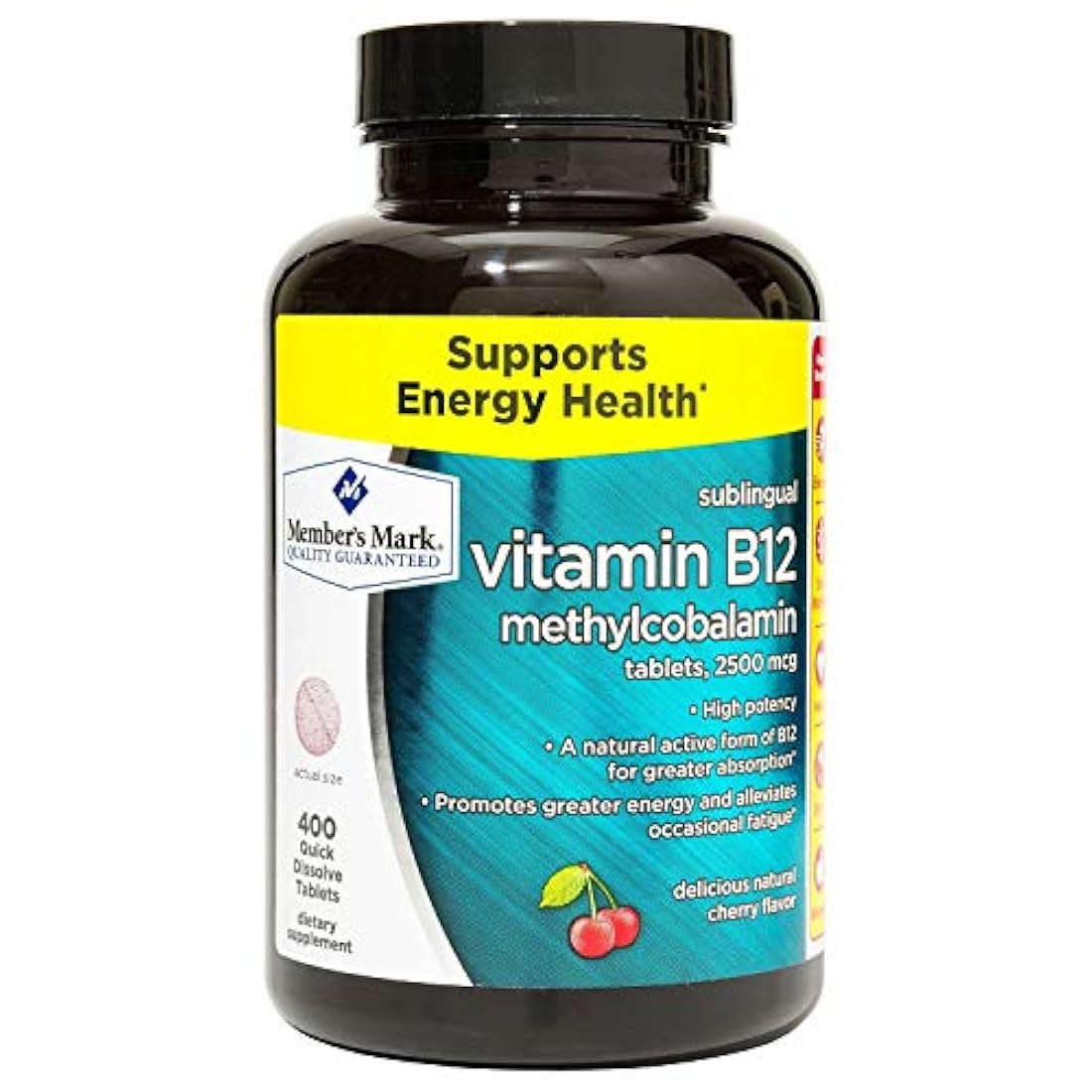 MM Sublingual Vitamina B12 5000 mcg Methylcobalamin (300 CT.)