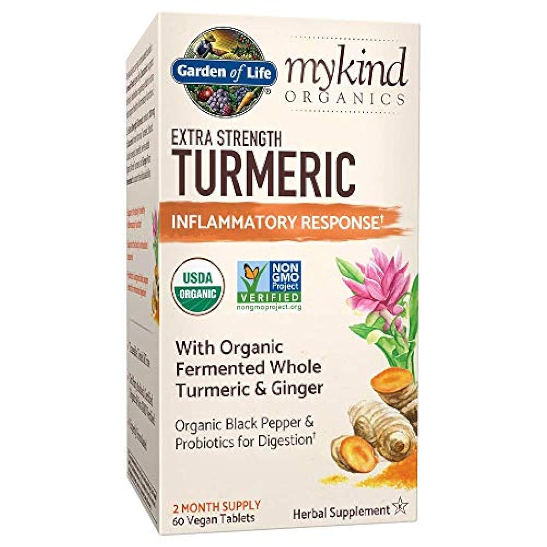 Garden of Life  Cúrcuma Extra Fuerza Inflamatoria