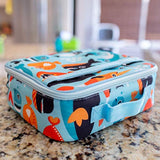 Wildkin Kids - Fiambrera aislada para niños y niñas, tamaño perfecto para empaquetar aperitivos calientes o fríos para la escuela y los viajes, los patrones se combinan con nuestras mochilas y bolsas de lona, Poliéster, Big Fish, talla única