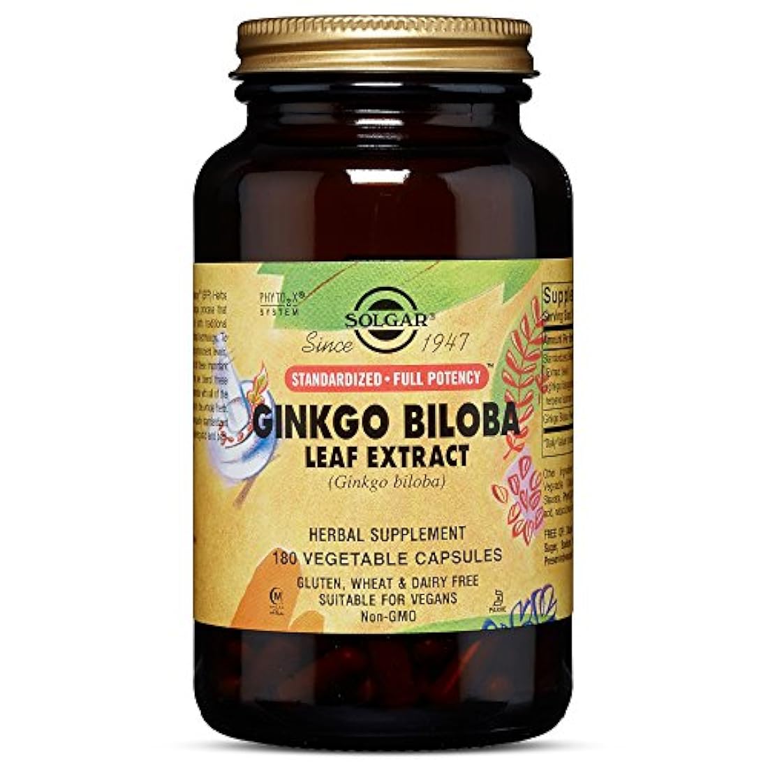 Solgar – Estandarizado Full Potencia Ginkgo Biloba Extracto