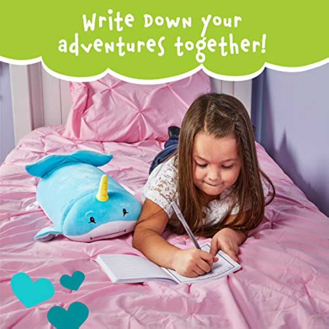Almohada de espuma viscoelástica con diario infantil