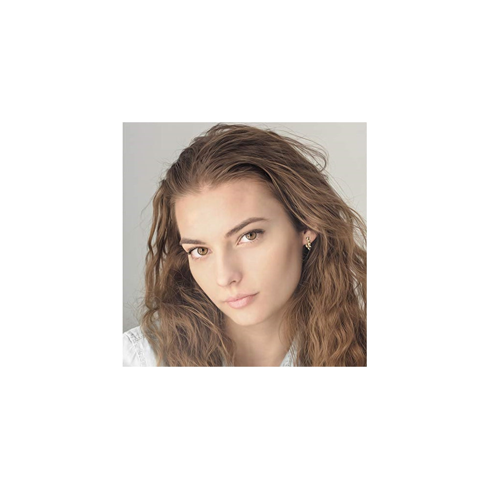 Aretes tipo arracada de aro para mujer