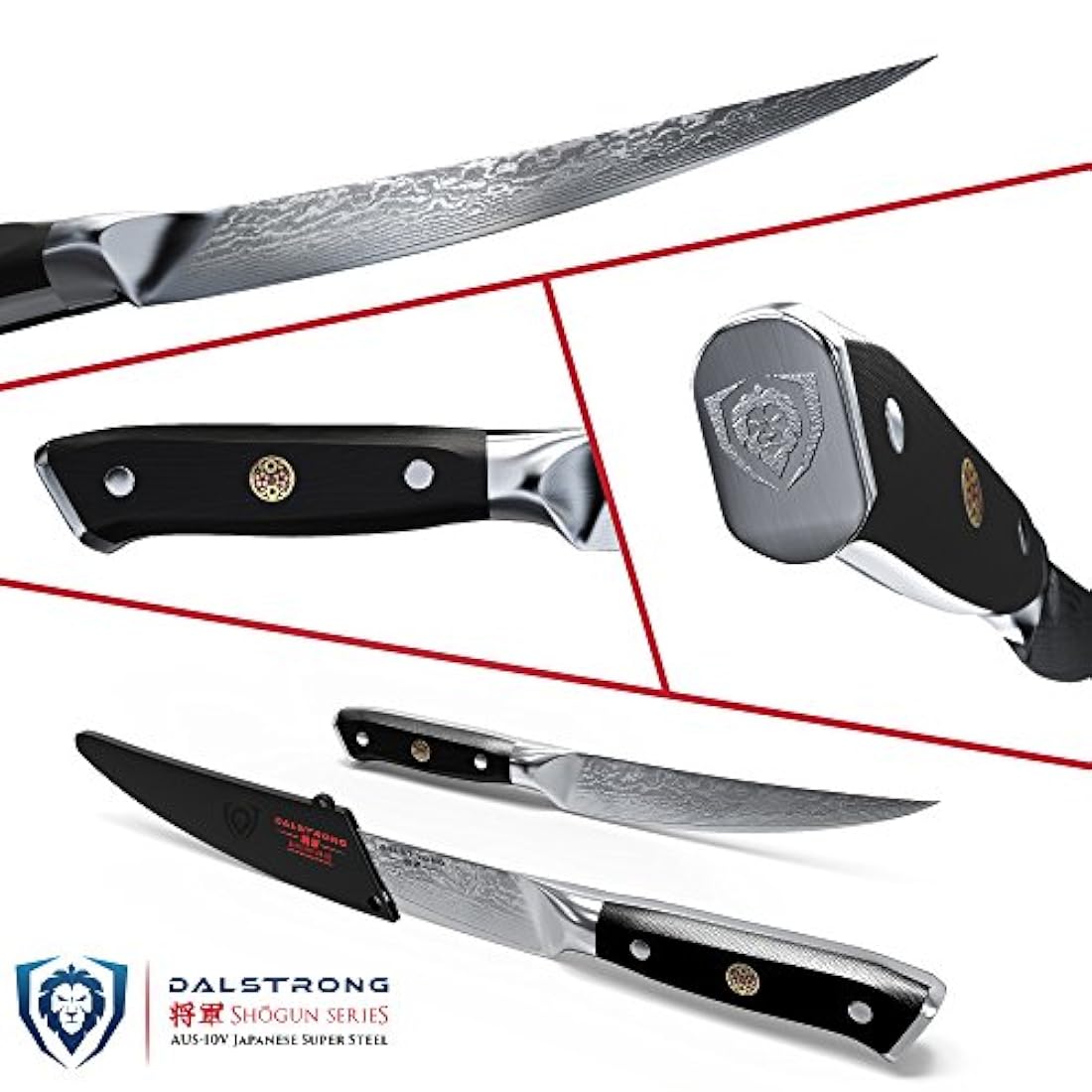 DALSTRONG Cuchillo fileteador, Shogun Series – VG10 –