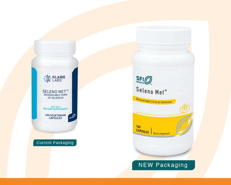 Suplemento Klaire Labs Seleno Met 200 mcg de selenio 100 un