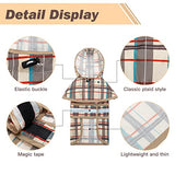 Chubasquero con capucha para perro con tira reflectante, impermeable, ajustable, ligero, transpirable, poncho de lluvia para perros grandes