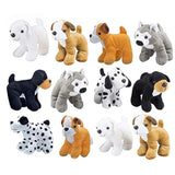 24 juguetes en forma de perros de peluche