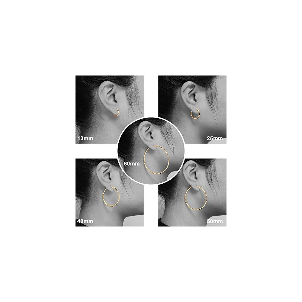 Aretes para mujer con poste de plata