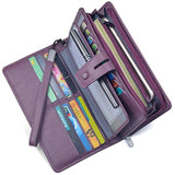 Cartera de piel para mujer