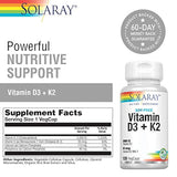 Vitaminas  D y K para la absorción de calcio