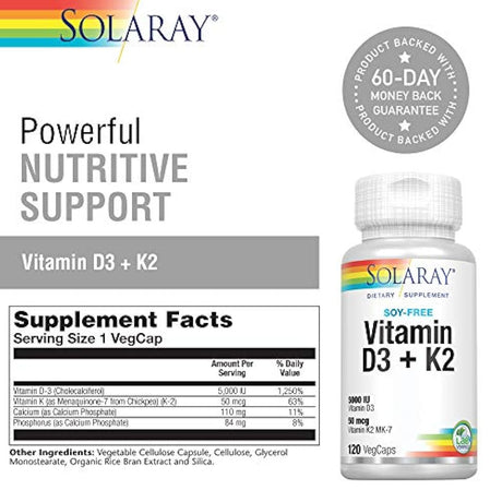 Vitaminas  D y K para la absorción de calcio