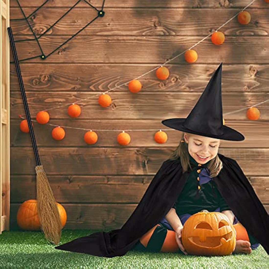Disfraces 3 piezas Unisex Halloween Bruja