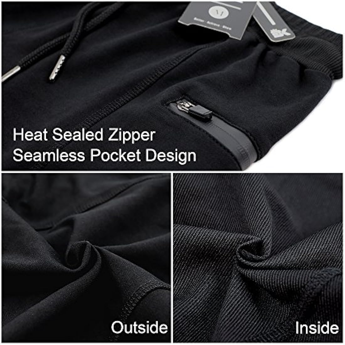Pantalones cortos deportivos para hombre con bolsillos