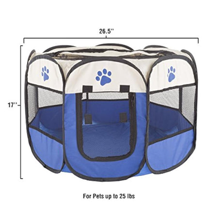 PETMAKER - Parque de juegos para mascotas con funda