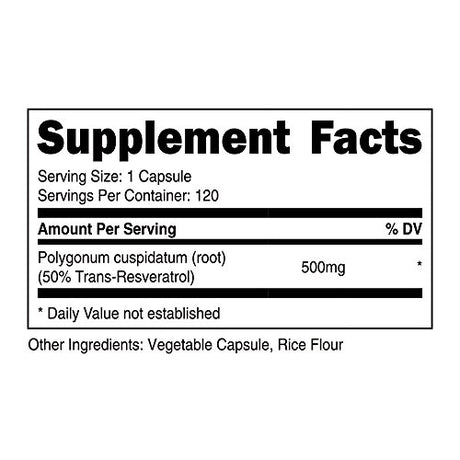 Nutricost Resveratrol 0.017  120 Cápsulas