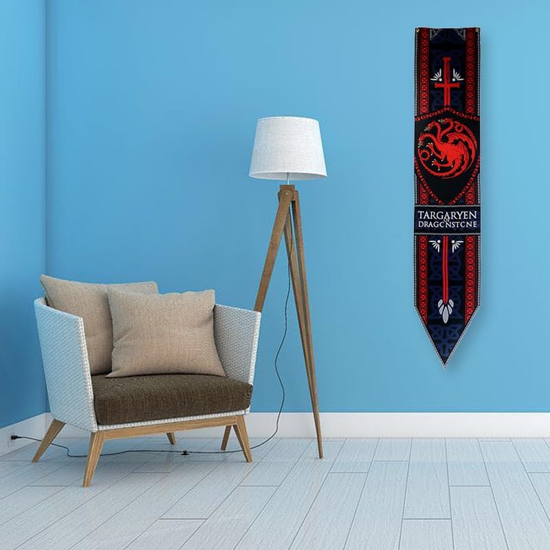 "Bandera Casa Targaryen Juego de Tronos 167x33CM"