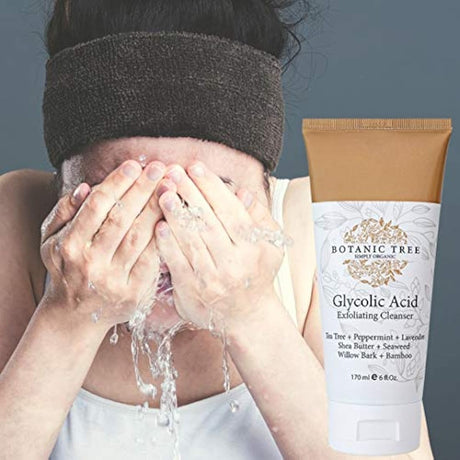 Limpiador exfoliante con ácido glicólico de 6 oz