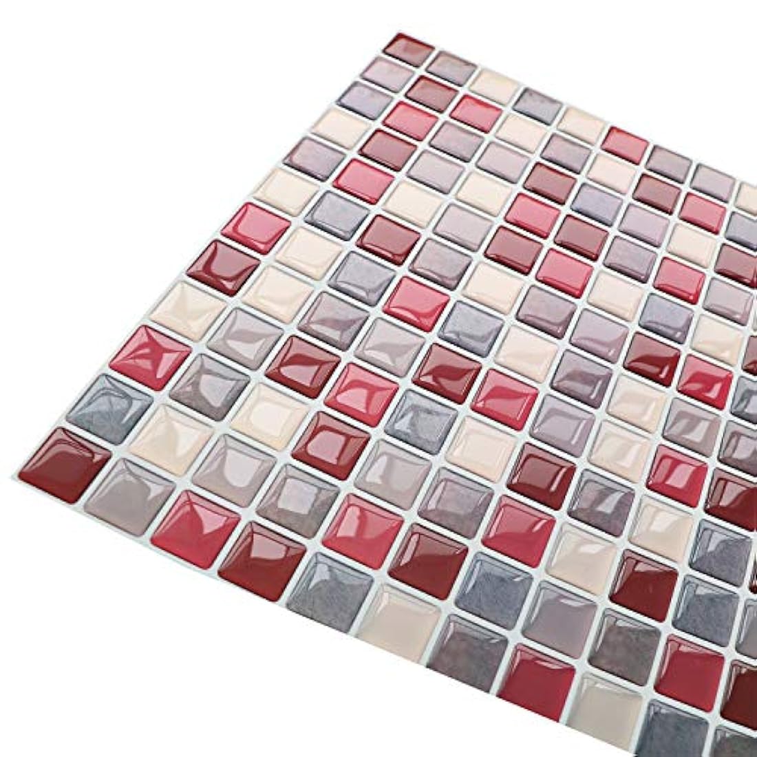 Adhesivo decorativo azulejos mosaico (23.6x23.6cm/9.3x9.3)