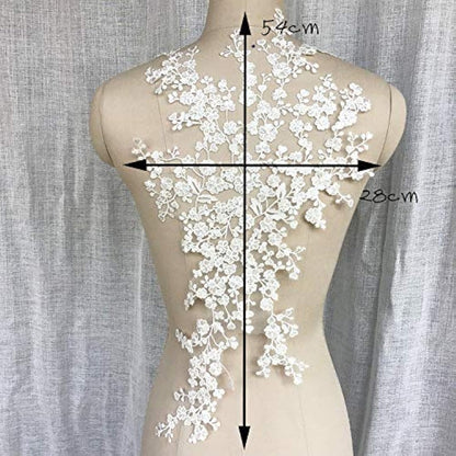 Apliques de encaje de alta calidad para vestido de novia