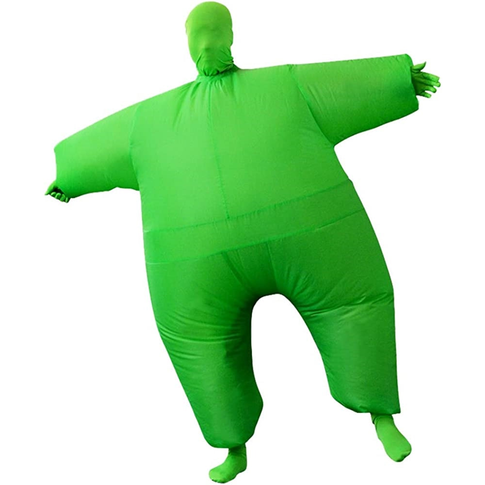 Disfraces inflable para adultos verde talla única