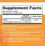 EZ se derrite methylfolate, 1.000 mcg, Fast Melting tabletas